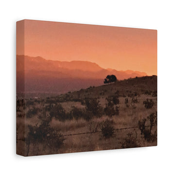 Desert Sunset Matte Canvas Print — Stretched 1.25" Wall Art