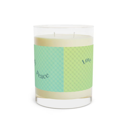 Lavender & Sage Scented Candle Glass