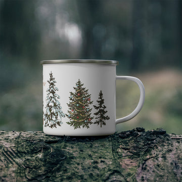 Enamel Camping Mug Merry Christmas