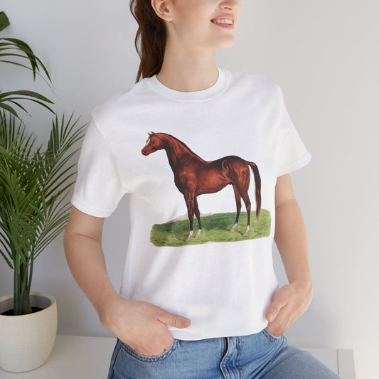 Jersey Short Sleeve Tee for a horse lover