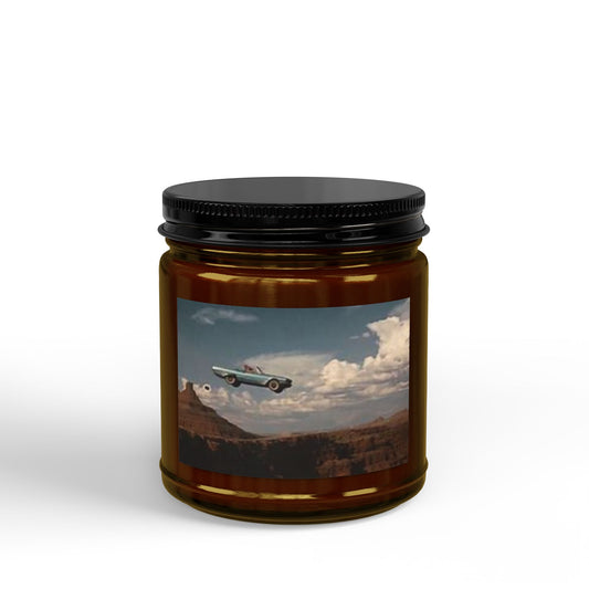 Aviation Lover Soy Candle – Airplane Sunset Flight Scene