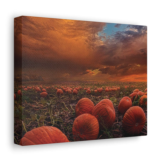 Fall Pumpkin patch on Canvas