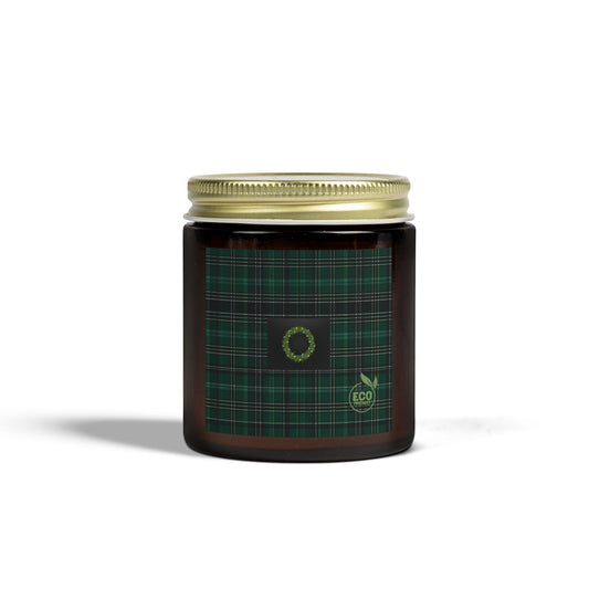 Scented Candles, Coconut Apricot Wax  9oz amber glass