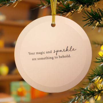 Glass Ornament Magic and Sparkle Gift