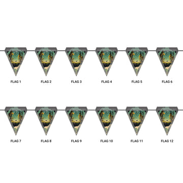 Canvas forest flags