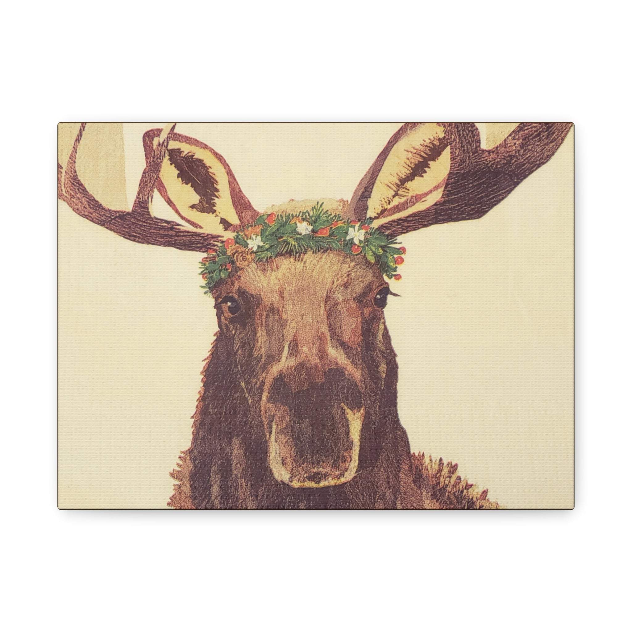 Matte Canvas, Stretched, 1.25" Moose
