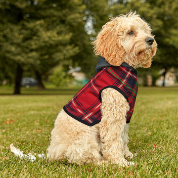 Pet Hoodie in plaid