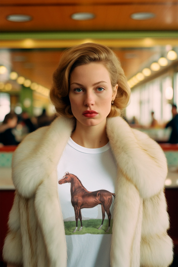 Vintage Equestrian Horse Tee