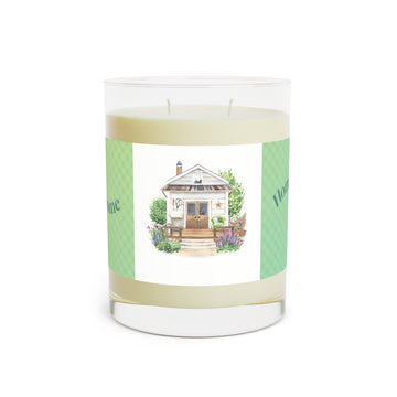 Lavender & Sage Scented Candle Glass