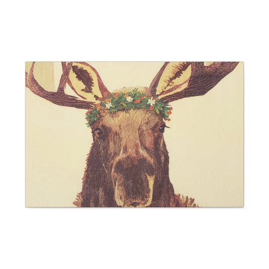 Matte Canvas, Stretched, 1.25" Moose