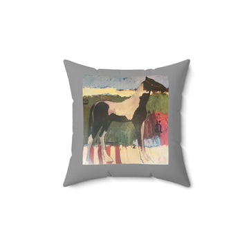 Faux Suede Square  For the Horse Lover