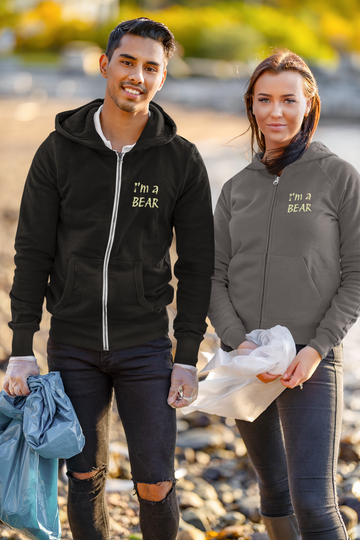 Unisex Hooded Zip Sweatshirt