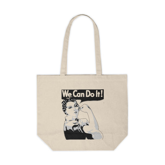 Canvas Shopping Tote Girl Power