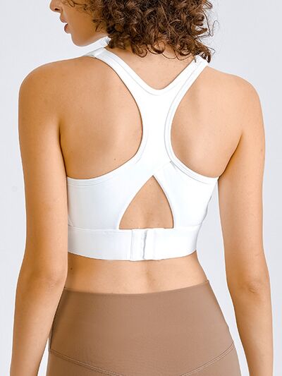 Double Take Square Neck Racerback Cropped Tank Top